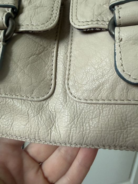 Шкіряна сумка Zara Mango