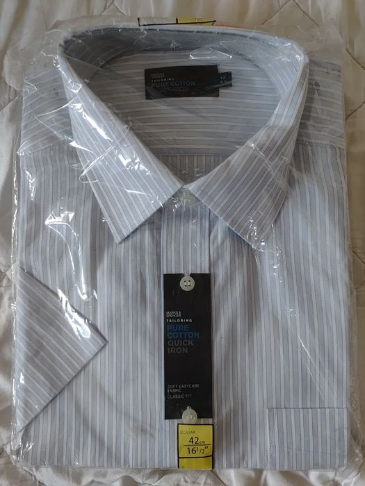 Koszula krótki rękaw 42 - Marks & Spencer