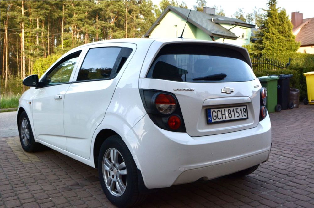 Chevrolet Aveo T300 2012 r. 1.3D 95 KM Sprawy Zarejestrowany