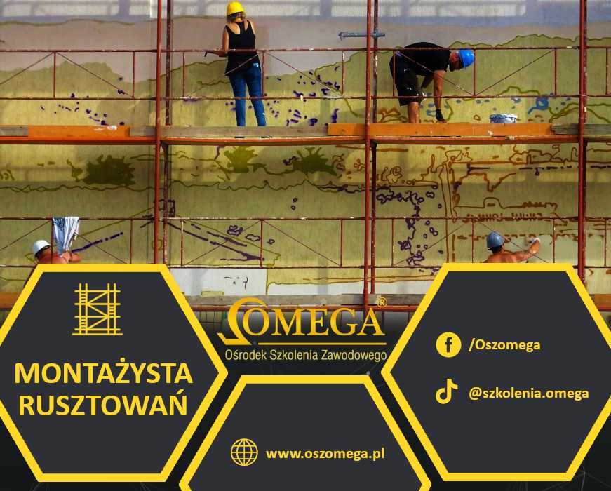 1300zł Kurs, szkolenie na RUSZTOWANIA, rusztowanie, 23.02, 23.03