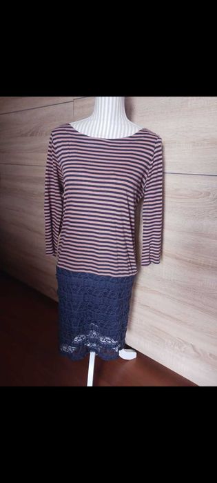 Vestido com renda em baixo Nice Things tamanho M