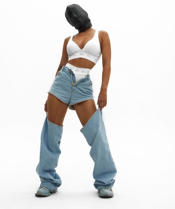 Джинси трансформери  темно сірі ochi est очі  S