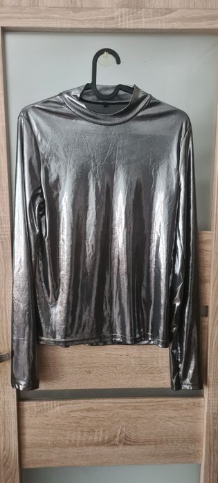 Bluzka srebrna - jak nowa