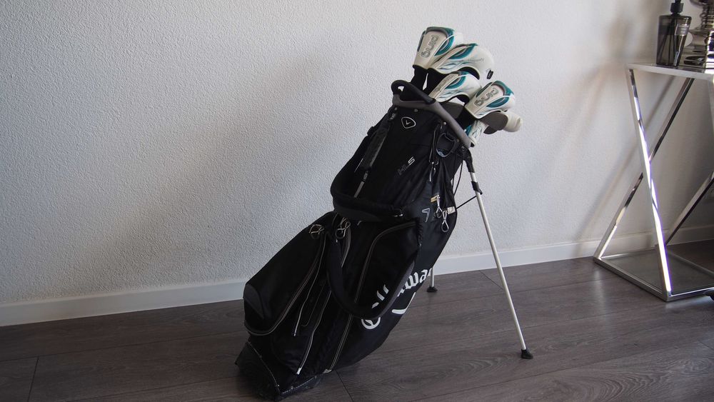 Ping Damskie Kije do golfa komplet torba callaway - kije golfowe idealne dla początkujących