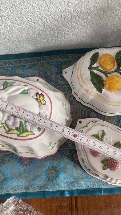 керамічних форм для желе або випічки Franklin Mint Le Cordon Bleu