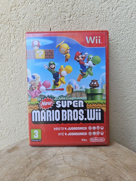 New Super Mario Bros. Wii - Nintendo Wii - Complete with Manual