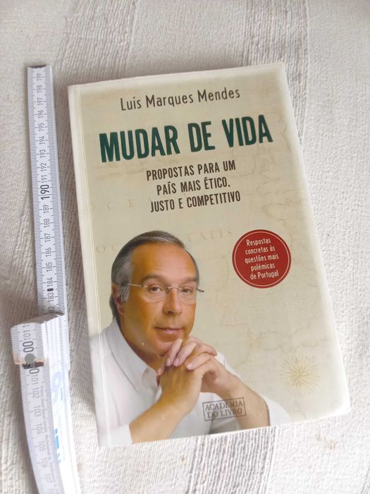 livro de Luis Marques Mendes candidato à Presidência da República