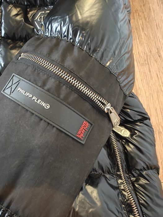 Kurtka Philipp Plein M ocieplana premium suwak męska dzień