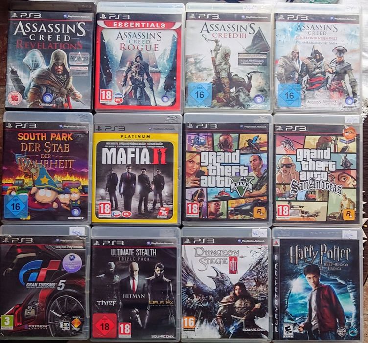 Gry na PlayStation 3 PS3 FPS GTA Call of duty Battlefield Tekken