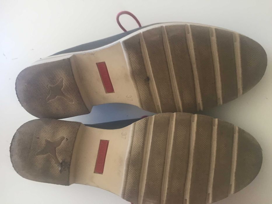 Sapatos Pikolinos 37 em pele – Azul/Branco – Conforto Premium