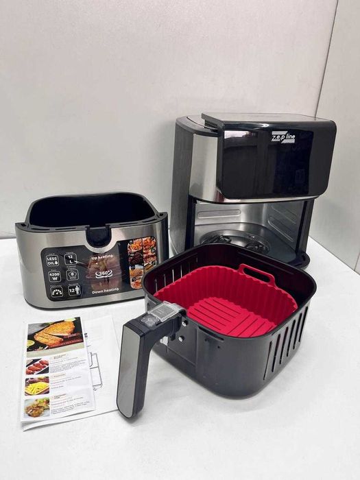 НОВИНКА! 12 литров! Аэрогриль Zepline ZP-00235 ДВА ТЭНА! аерогриль