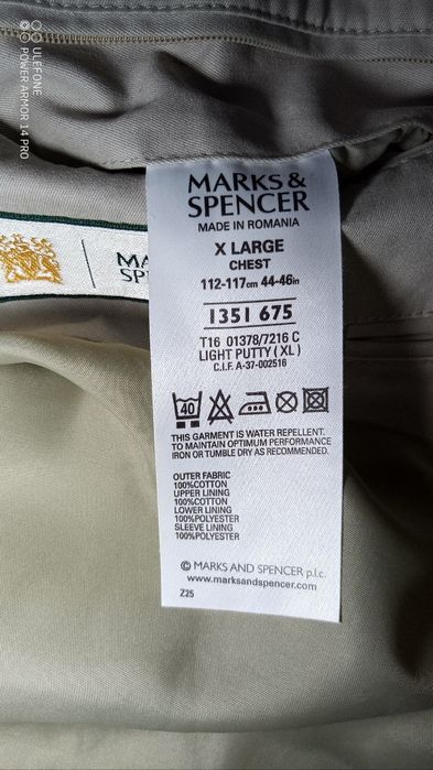 Курточка Marks and Spencer XXL-3XL