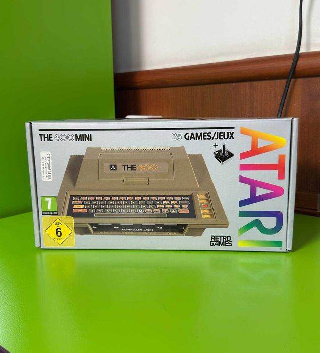 Консоль Atari The 400 Mini 800 XL XE 5200 128MB + 25 ігор Нова Запакована Сучасні емулятори асортимент