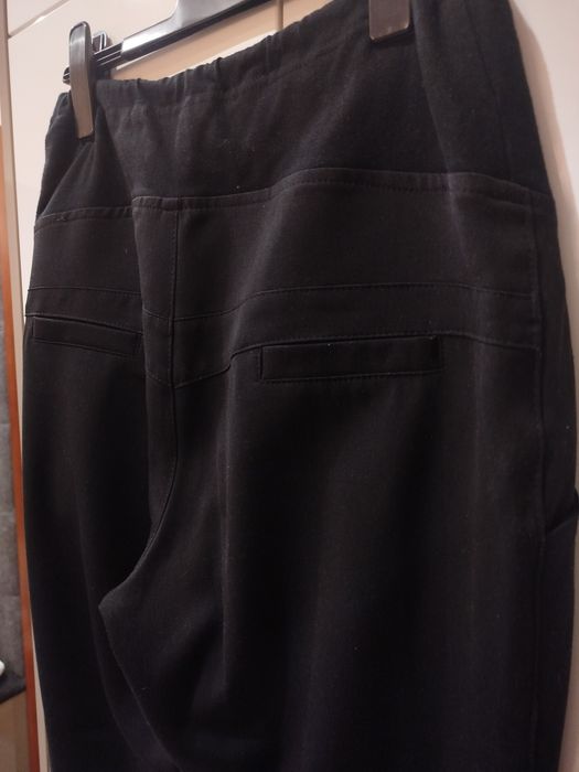 Spodnie ciążowe eleganckie szerokie r. XL