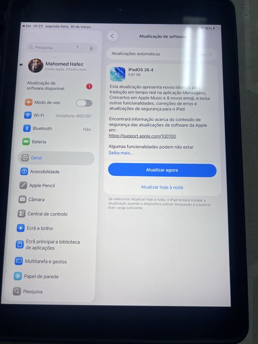 Apple ipad 8 geracao