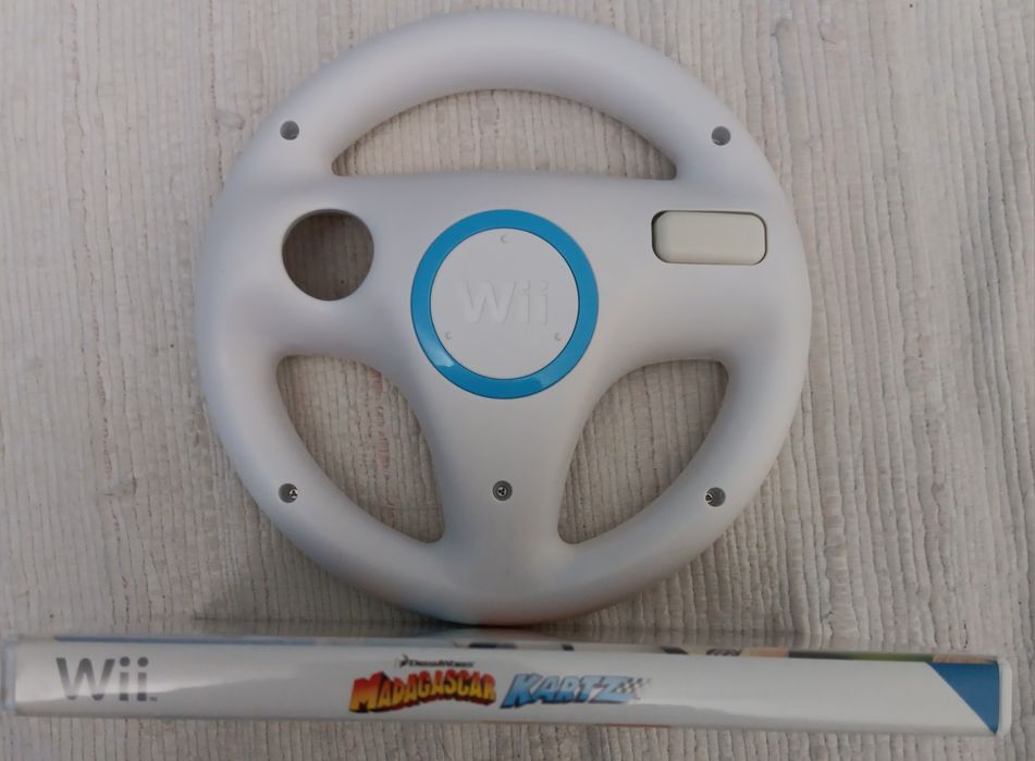 Madagáscar Kartz + Volante Nintendo Wii