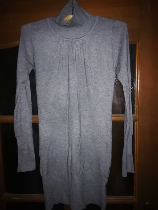 Wełniana sukienka tunika Benetton Wrangler Lee Hilfiger Diesel Zara