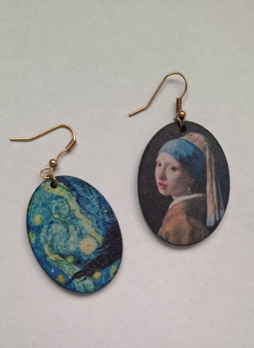 Wiszące kolczyki - malarstwo Vermeer i Van Gogh
