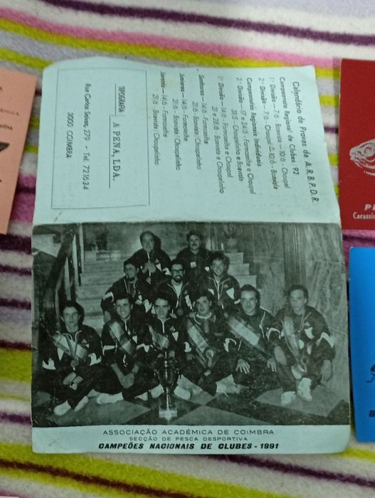 Associação Académica de Coimbra Campeos Nacionais de Clubes