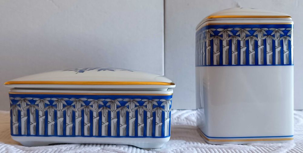 Caixa americana e Caixa oriental de canas de bambu - Vista Alegre