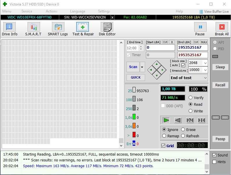 Жорсткий диск Western Digital Red Plus 1TB 5400rp 64MB WD10EFRX 3.5 S3