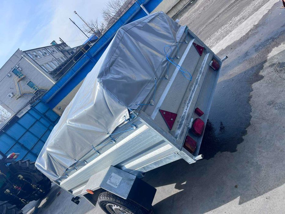 Посилений одновісний причіп 230*1300*40- причіп гарячого цинкування