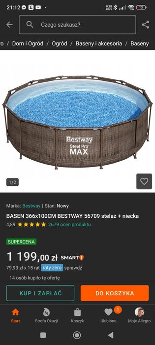 Basen Bestway rattan