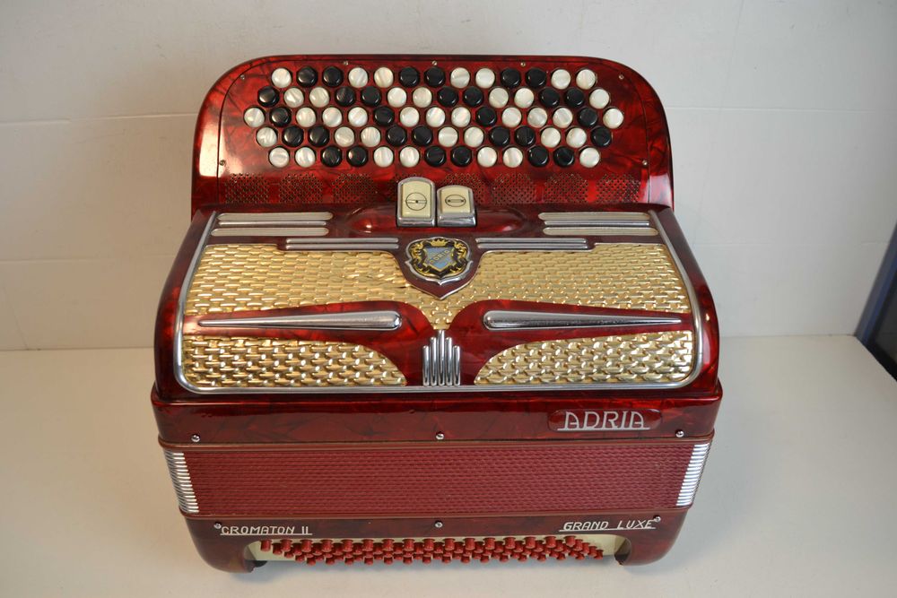 Acordeao Adria Cromton Grand Lux 2 Voz,N . 362
