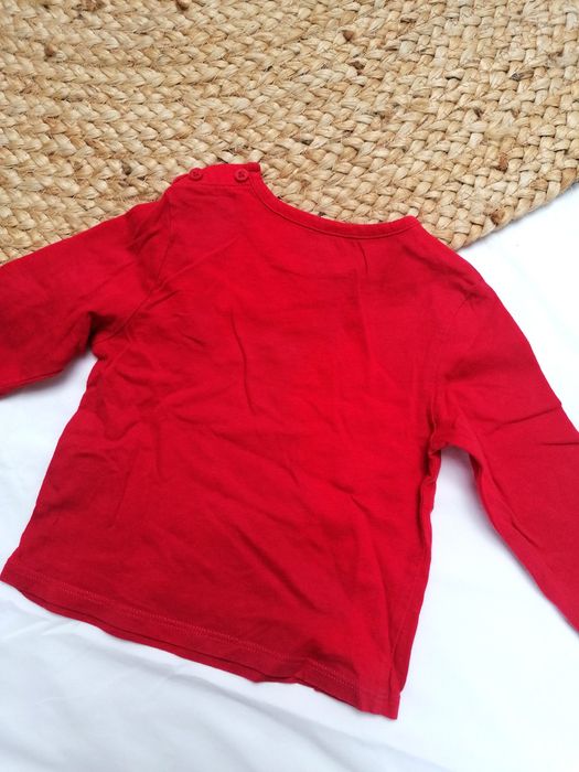 Camisola de Manga Comprida Vermelha de Bebé