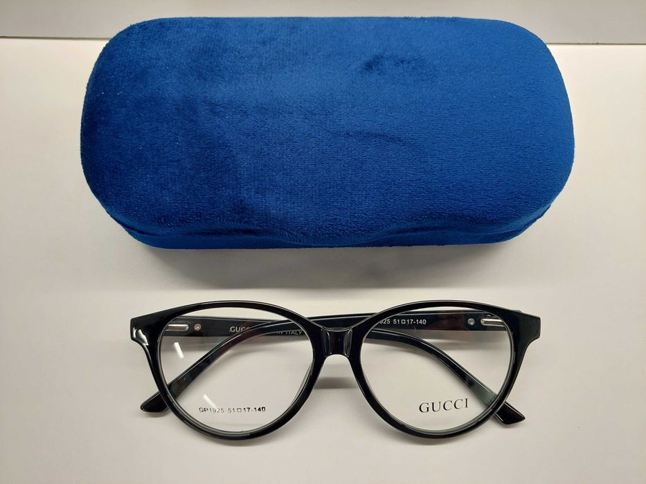 GUCCI - Nowe Czarne oprawki okulary