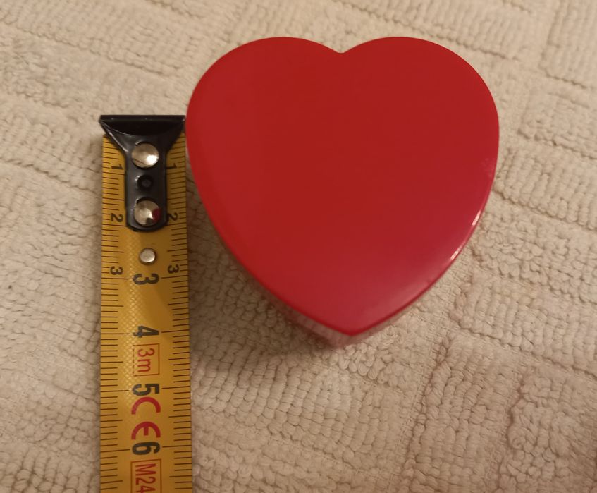 Pudełko na pierścionek szkatułka serce