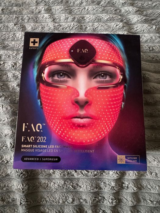 Maska LED FAQ 202 – na gwarancji, sporadycznie używana
