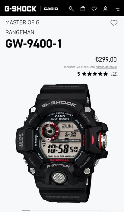 Relógio Casio G -Shock RANGEMAN