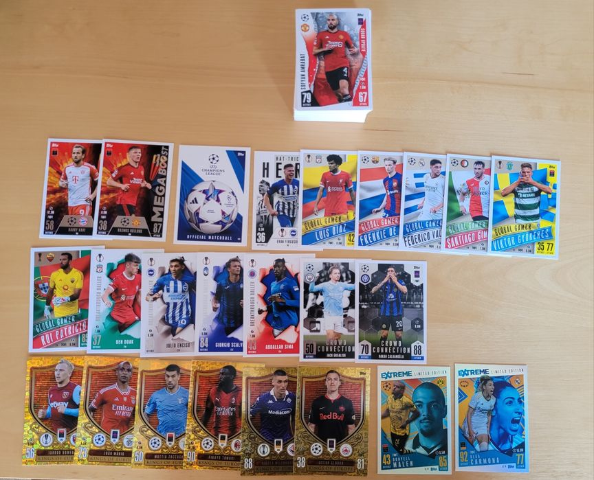 Champions League Topps Match Attax e Match Attax Extra