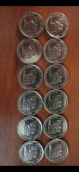 Монети ЗСУ, євро різних країн, Чехія, Хорватія, обмін