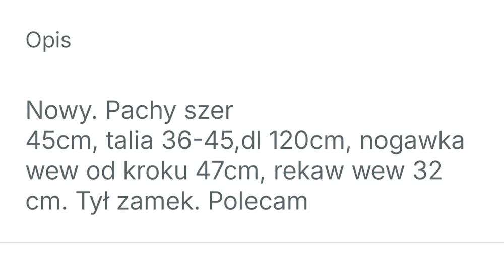 Kombinezon elegancki M