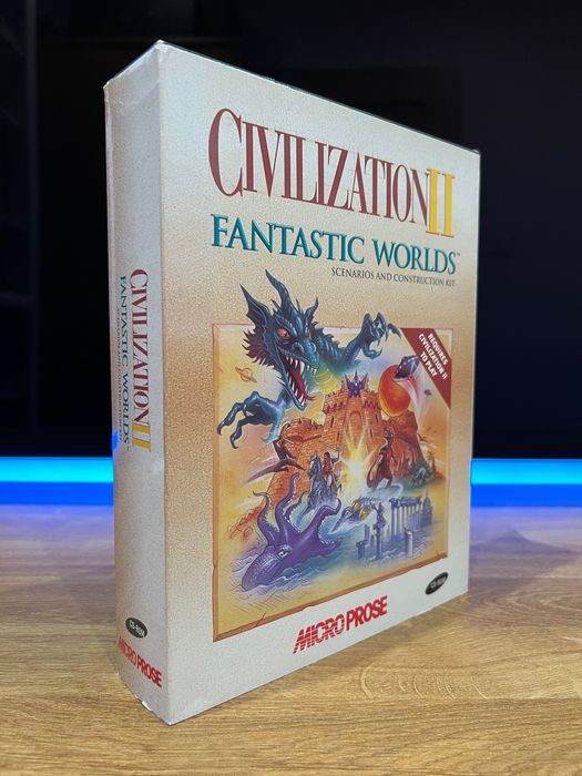 Civilization II Fantastic Worlds (PC EN 1997) BIG BOX prem wydanie