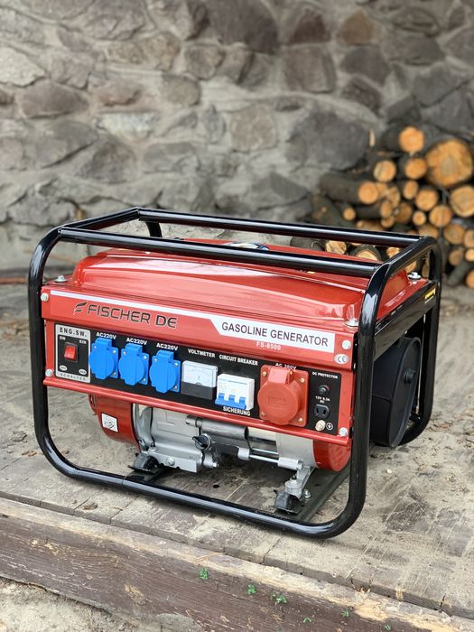 Генератор бензиновий 3.5 кв якісний Fischer DE 8500w