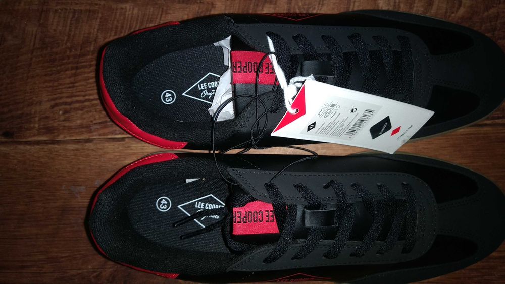 Buty męskie Lee Cooper Orginals czarne rozmiar 43
