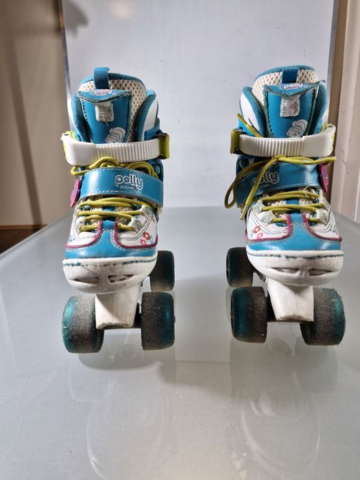 Wrotki Polly Pocket Rozmiar 30-33 z Regulacją Rozmiaru