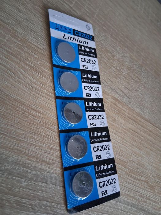 5 szt. baterii guzikowych CR2032 3V litowych