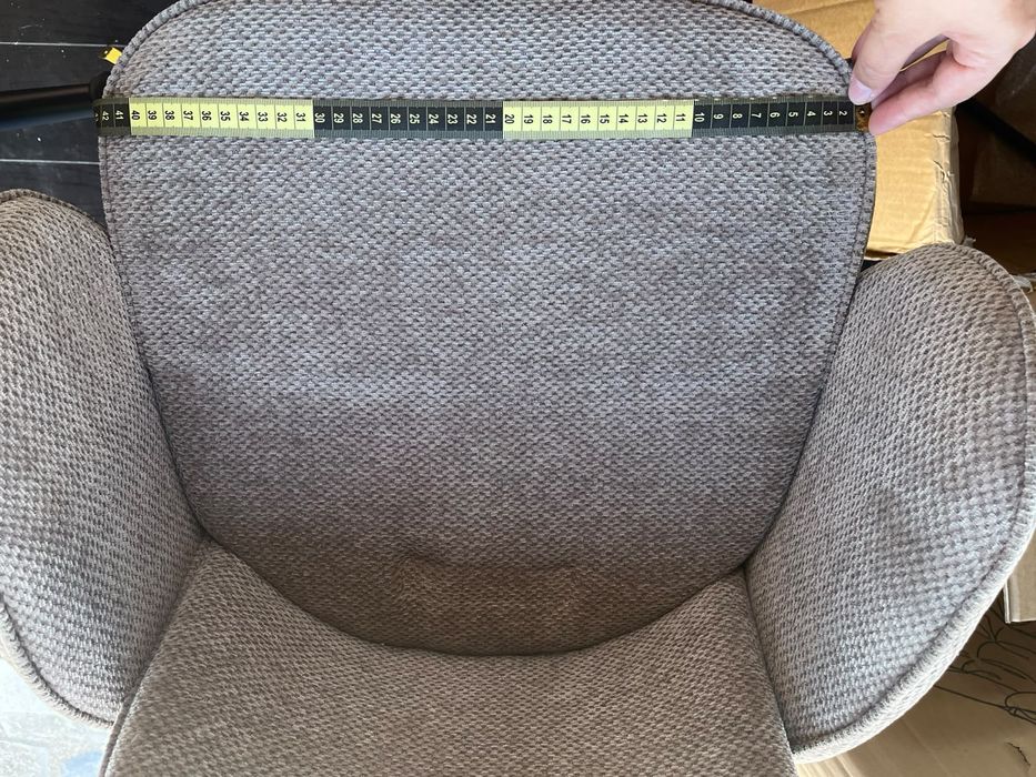 conjunto de 2 cadeiras altas modernas estofadas com braços – cinzento e preto
