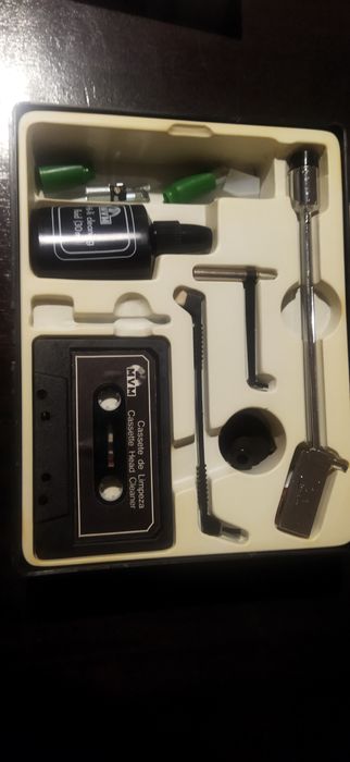 Kit limpeza áudio vintage