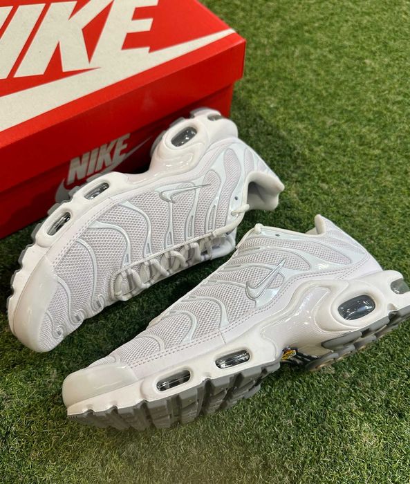 NIKE AIR MAX PLUS cale White meskie obuwie TN R.38