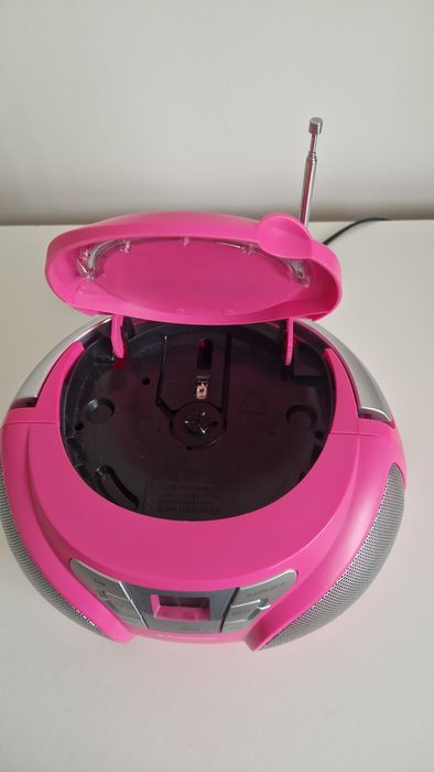 Radio / leitor de CD com luzes