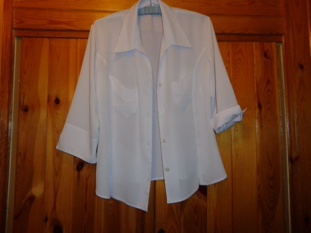 Elegancka biała bluzka 40