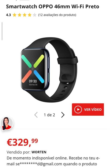 Oppo Watch 46mm 4G Wifi GPS NFC AMOLED