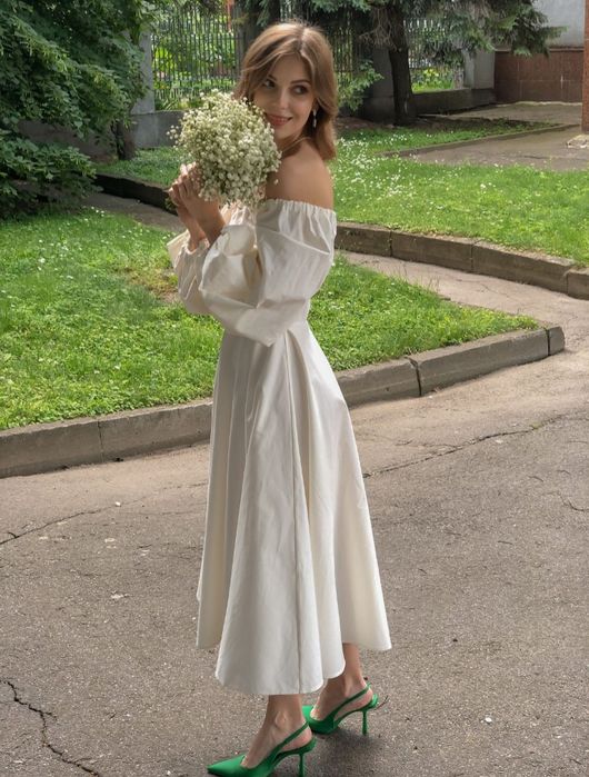 Сукня на розпис , весілля, випускний