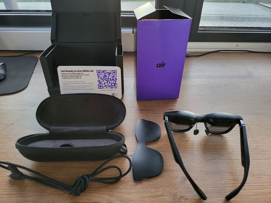 Xreal AR Wersja 1 Okulary AR Full Hd na Oko OLED Zyleta Wysylka Gratis