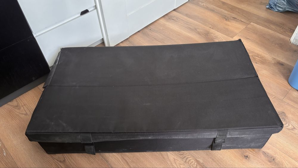 Ikea Lycksele Pojemnik  Czarny 95x55x19